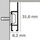 STAS cliprail max (150cm)