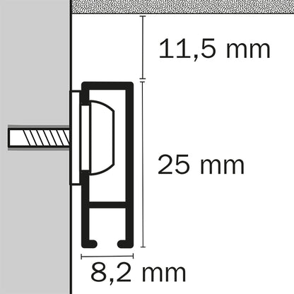 STAS cliprail (150cm)